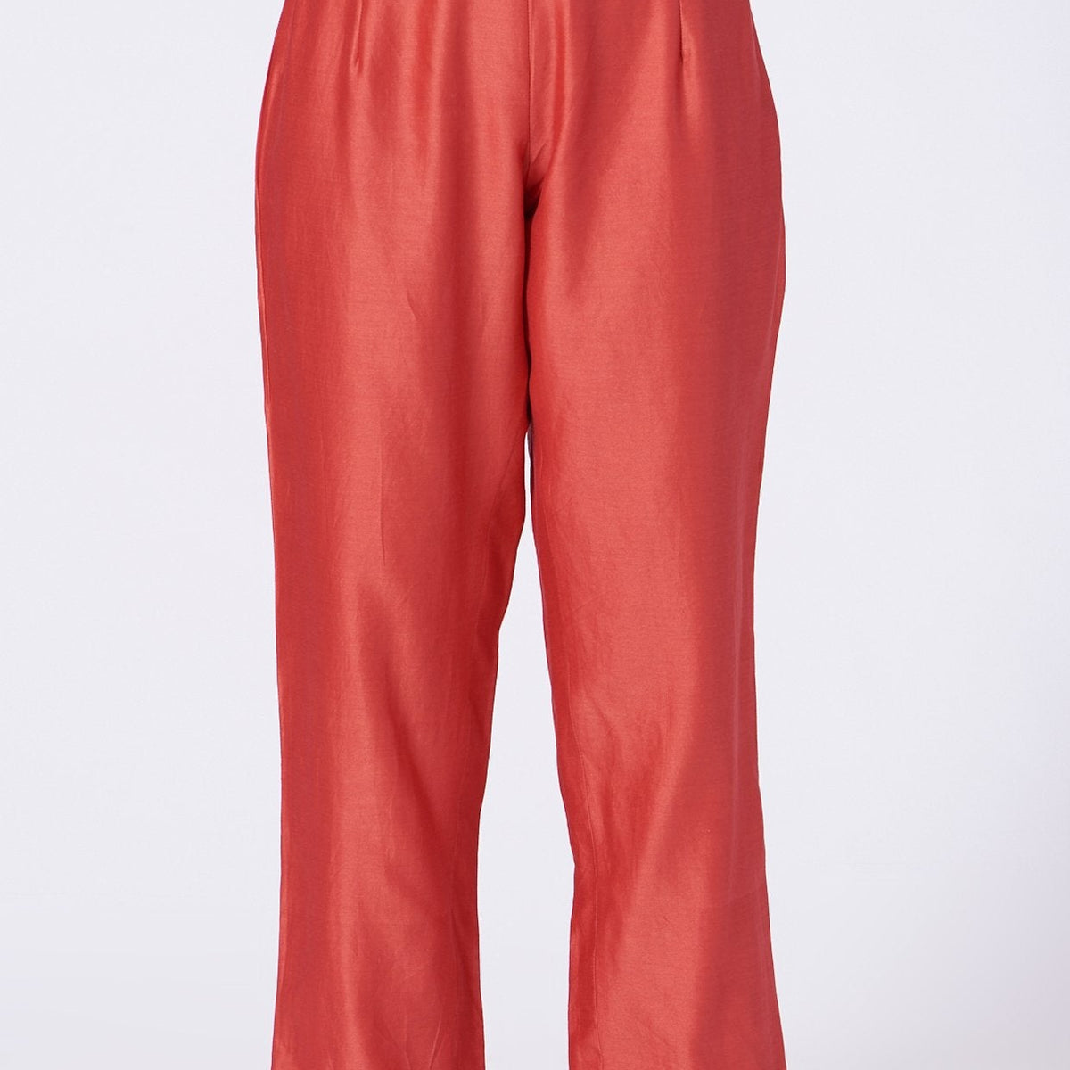 Straight Kurti - Brick Red main image 1