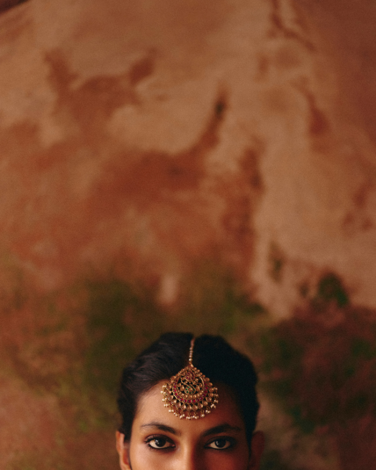 Gulrez Chevron Multi Coloured Lehenga With Dupatta