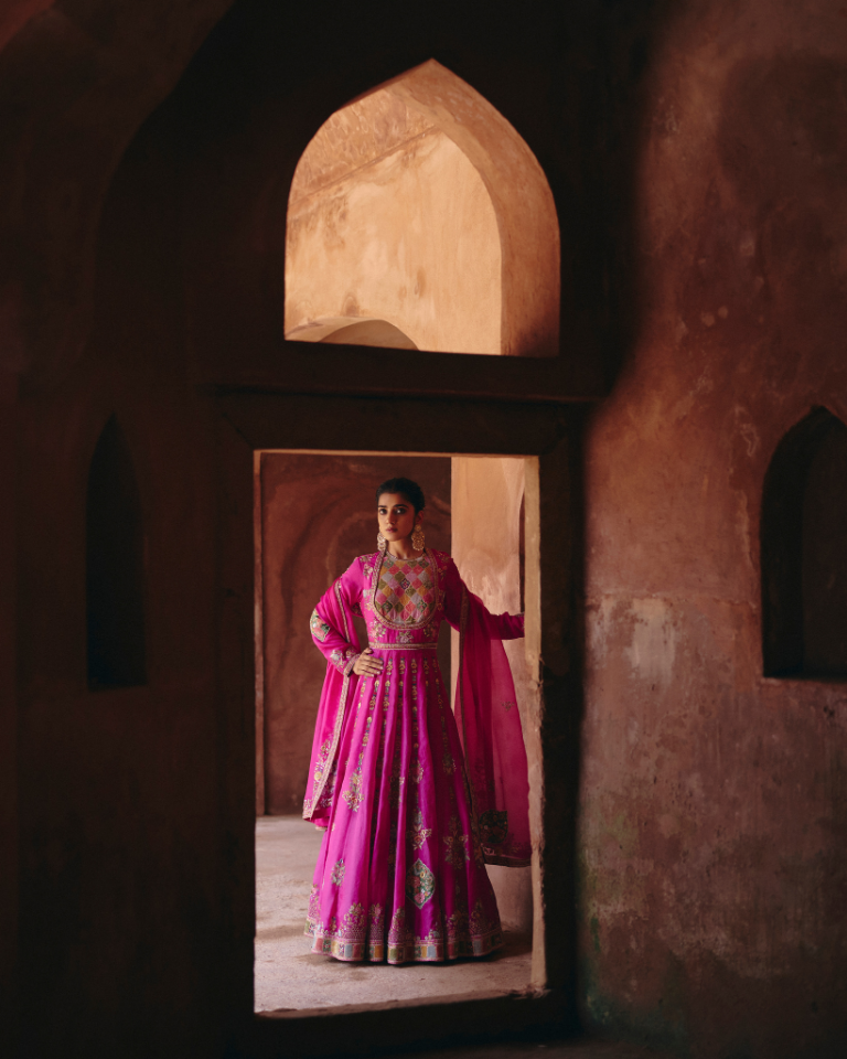 Velvet Patchwork Kalidar U-Shape Kalidar