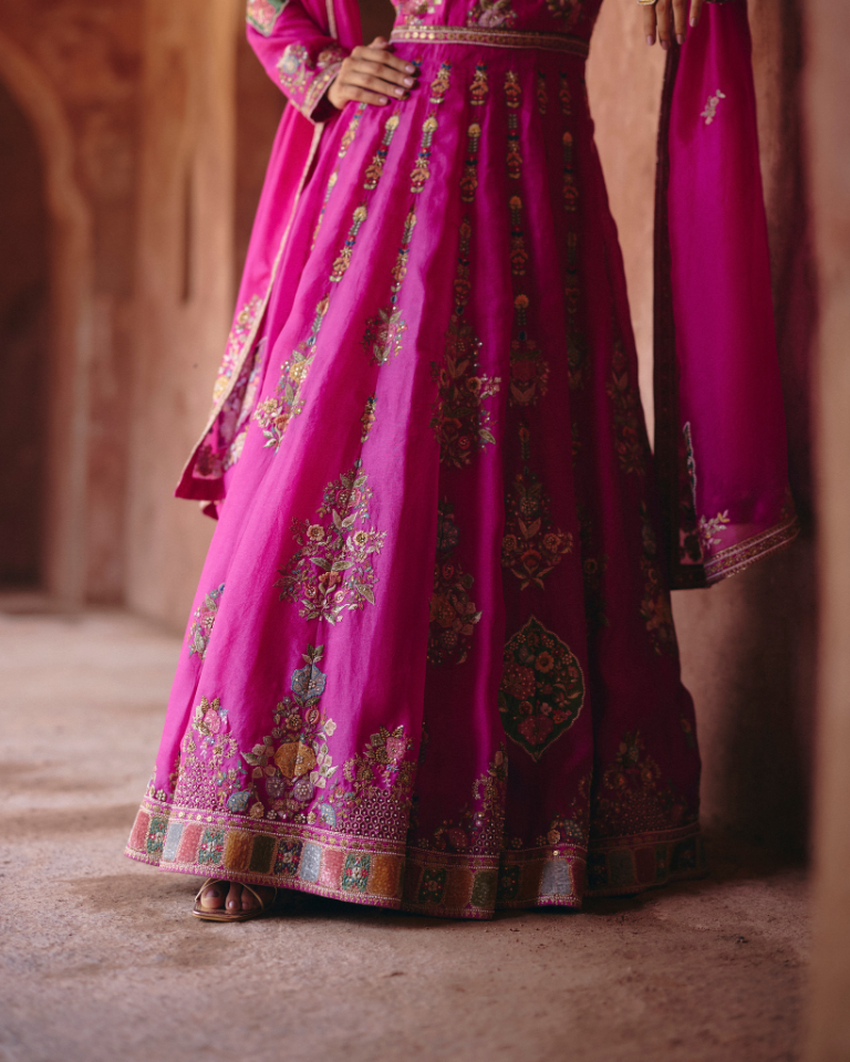 Velvet Patchwork Kalidar U-Shape Kalidar