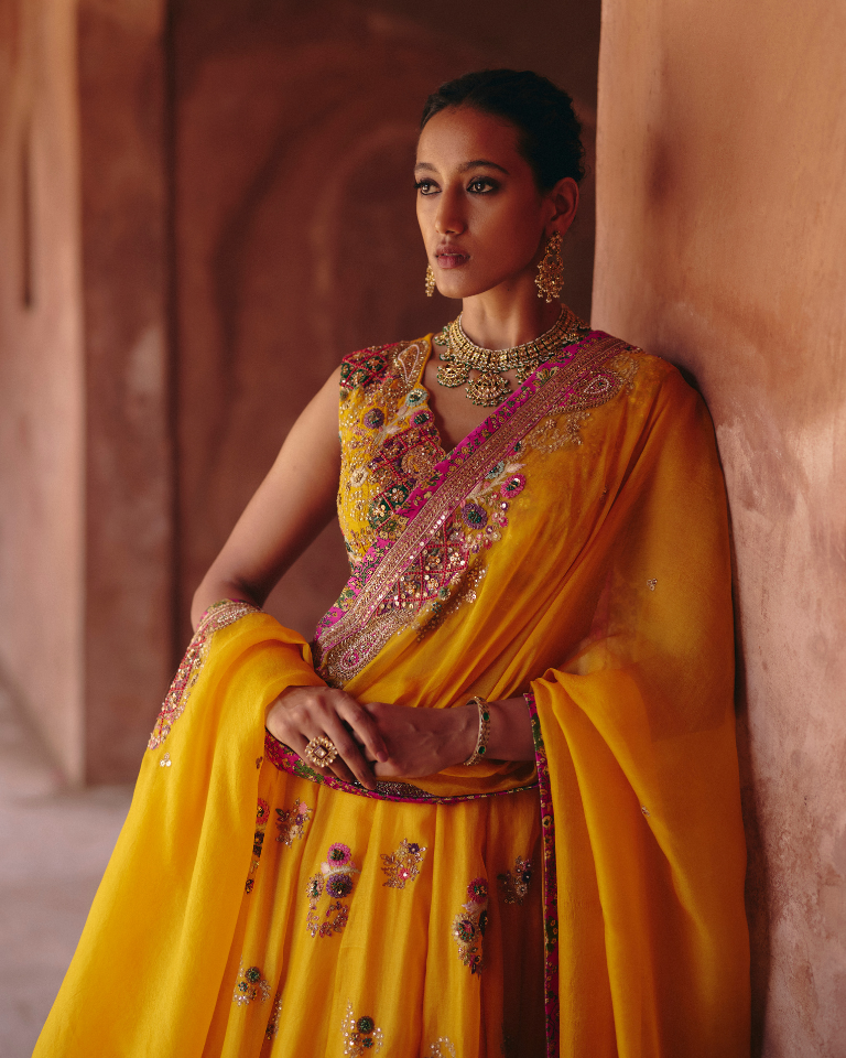 Gulrez Light Organza  Lehenga With Dupatta