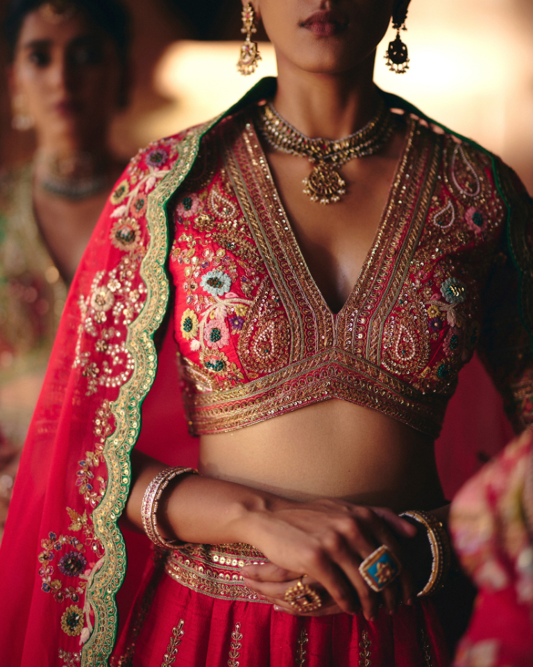 Gulrez 16 Kali Chadi Lehenga With Organza DuPatta