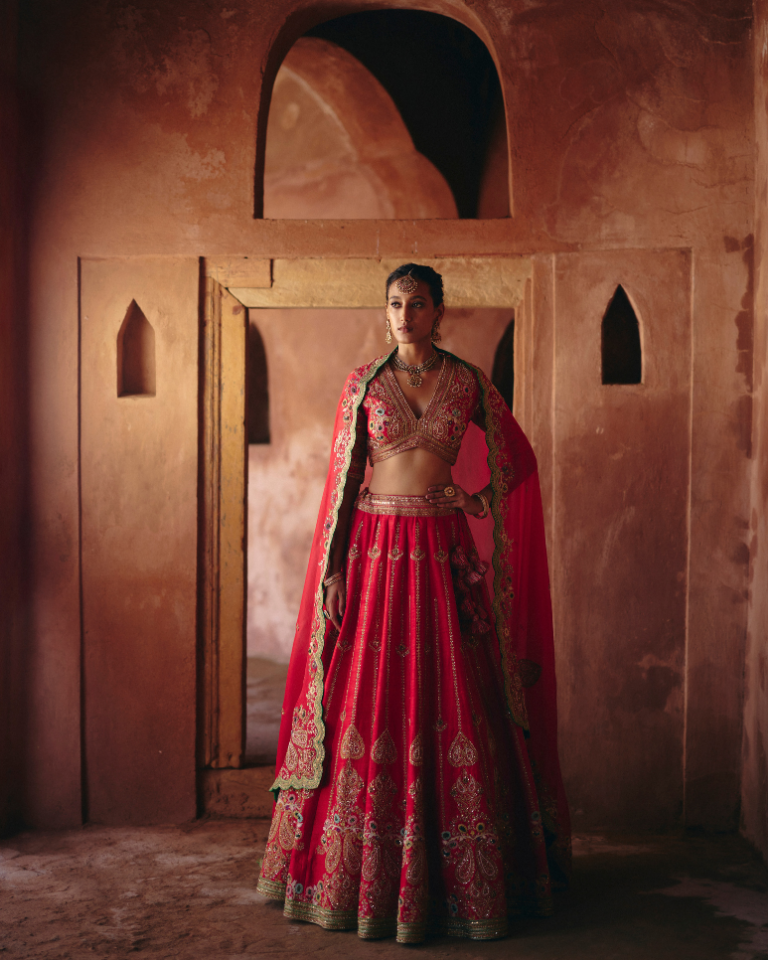 Gulrez 16 Kali Chadi Lehenga With Organza DuPatta