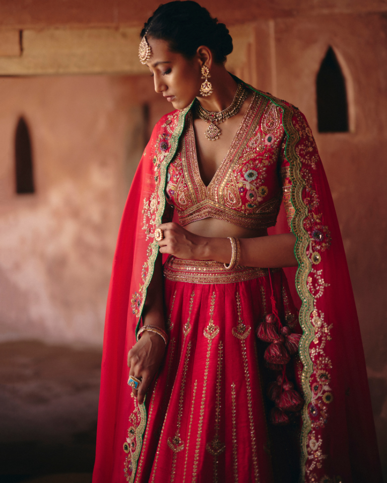 Gulrez 16 Kali Chadi Lehenga With Organza DuPatta