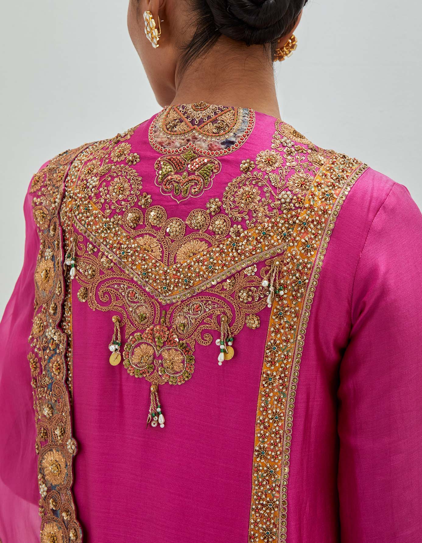 Marodi A - line Kurta with Pants and dupatta