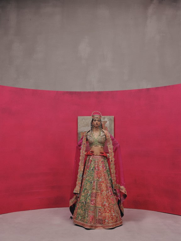 Multi Colored Patchwork Lehenga