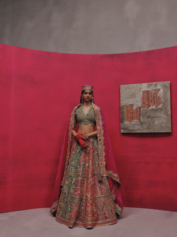 Multi Colored Patchwork Lehenga