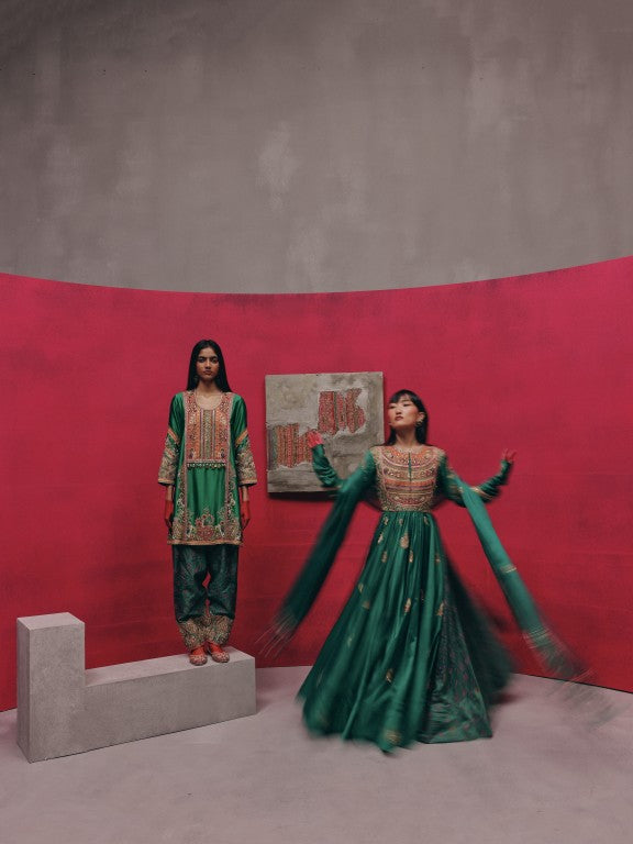 Marodi Light Kalidar with Dupatta