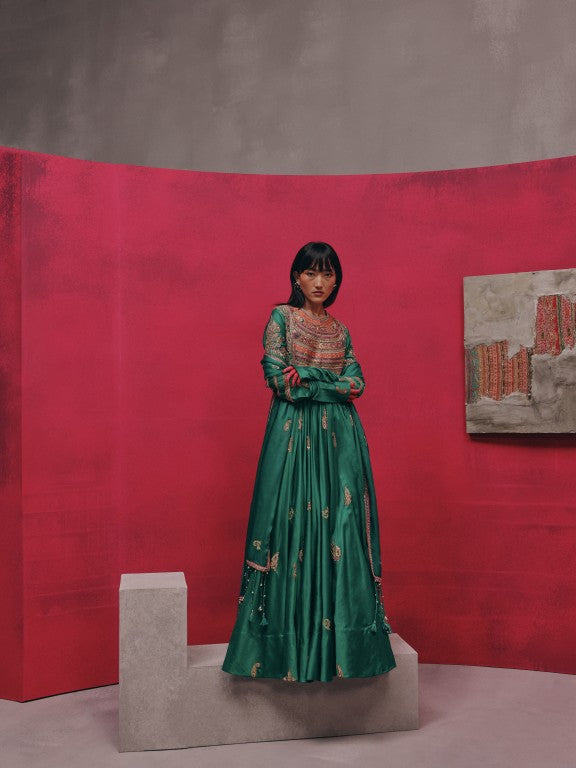 Marodi Light Kalidar with Dupatta