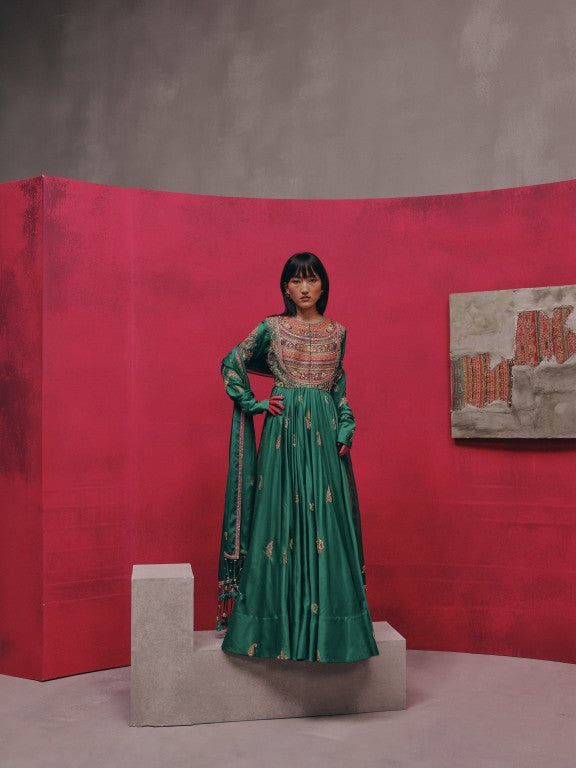 Marodi Light Kalidar with Dupatta