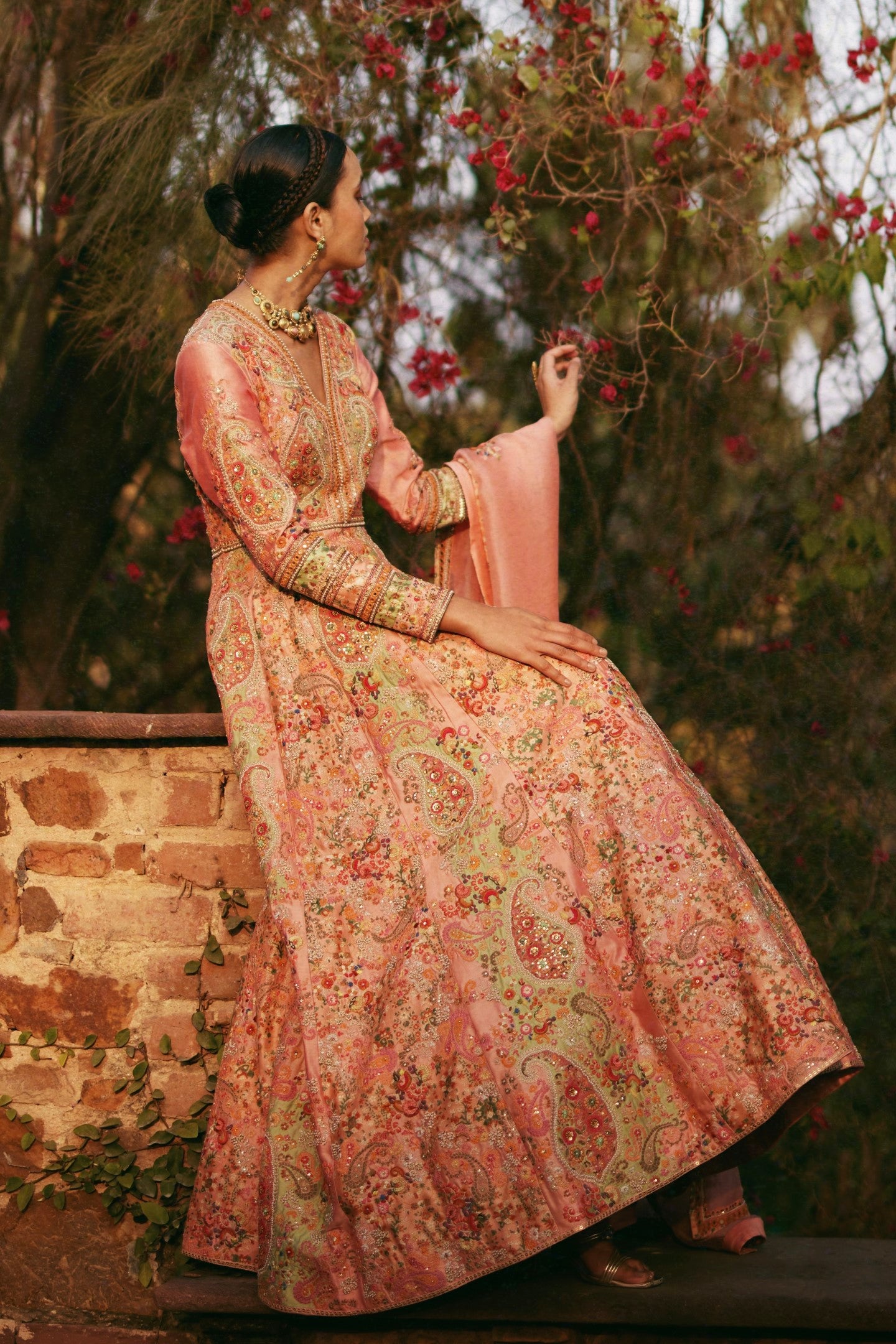 Heavy Kalidar With Dupatta