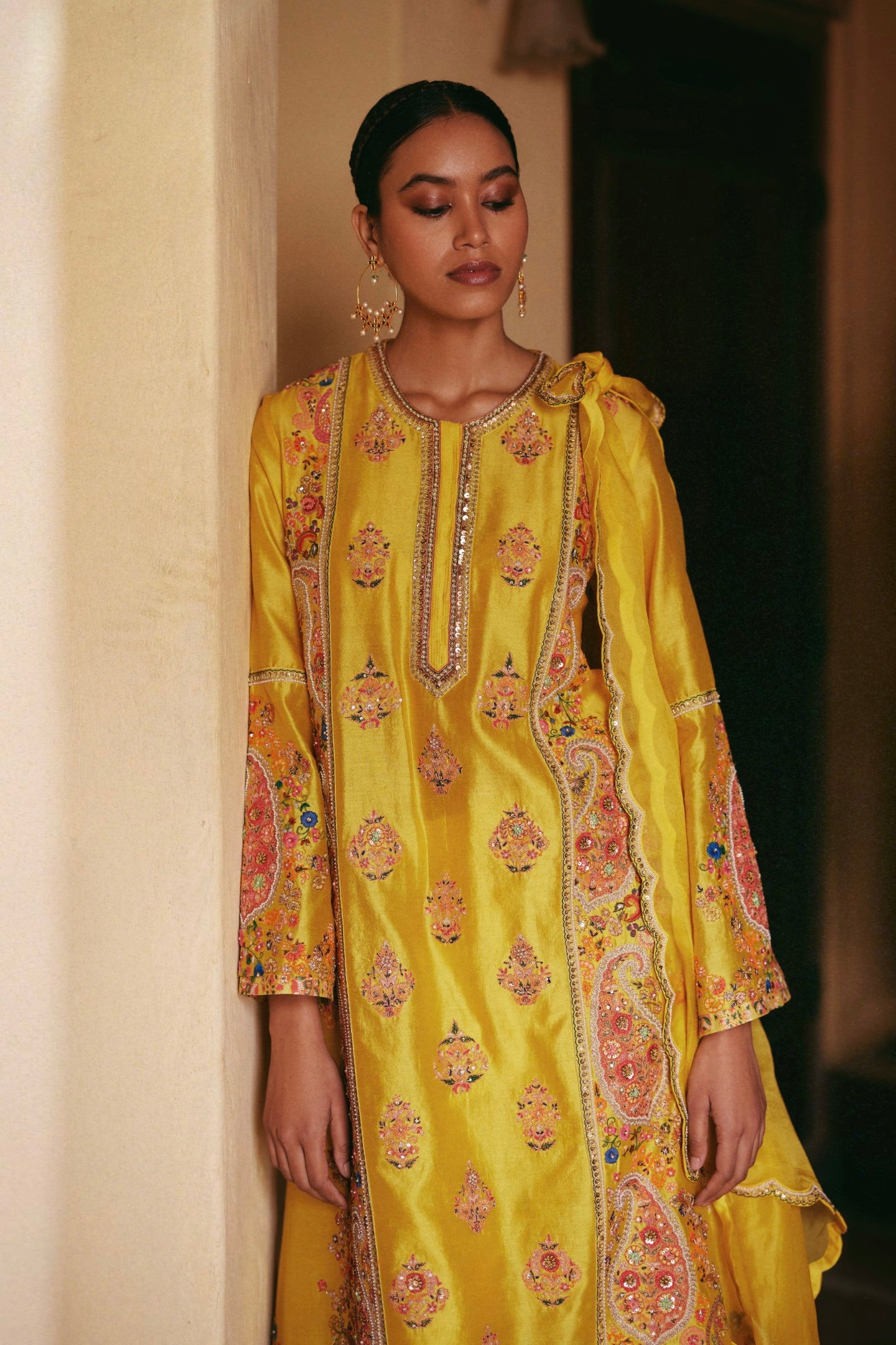 Aline Kurta With Pants And Dupatta