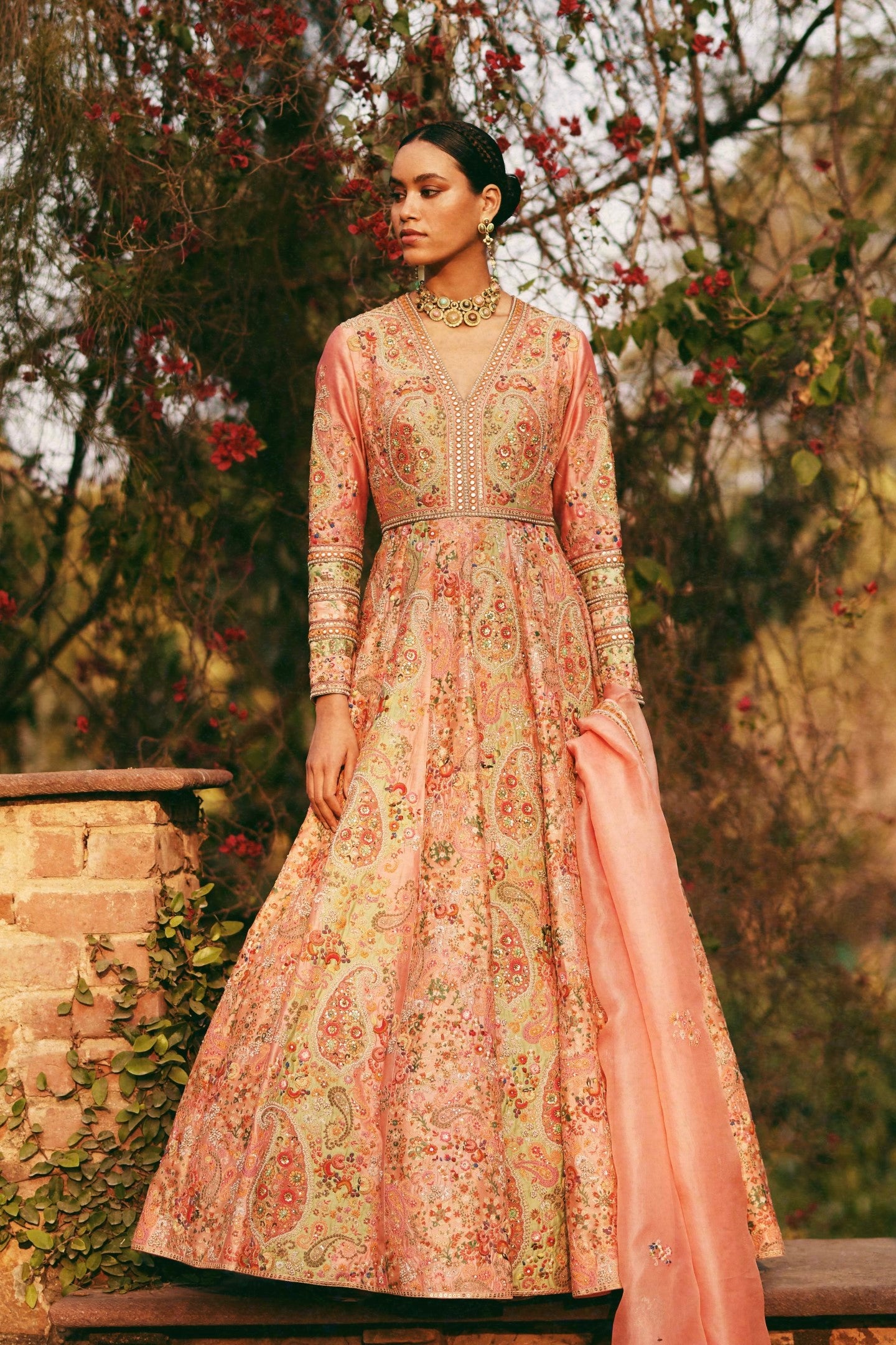 Heavy Kalidar With Dupatta