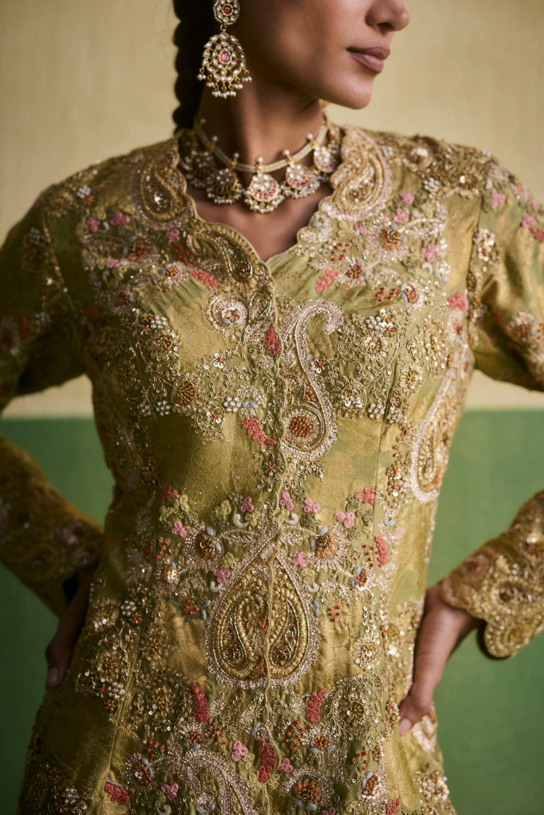 Peplum Sharara Set