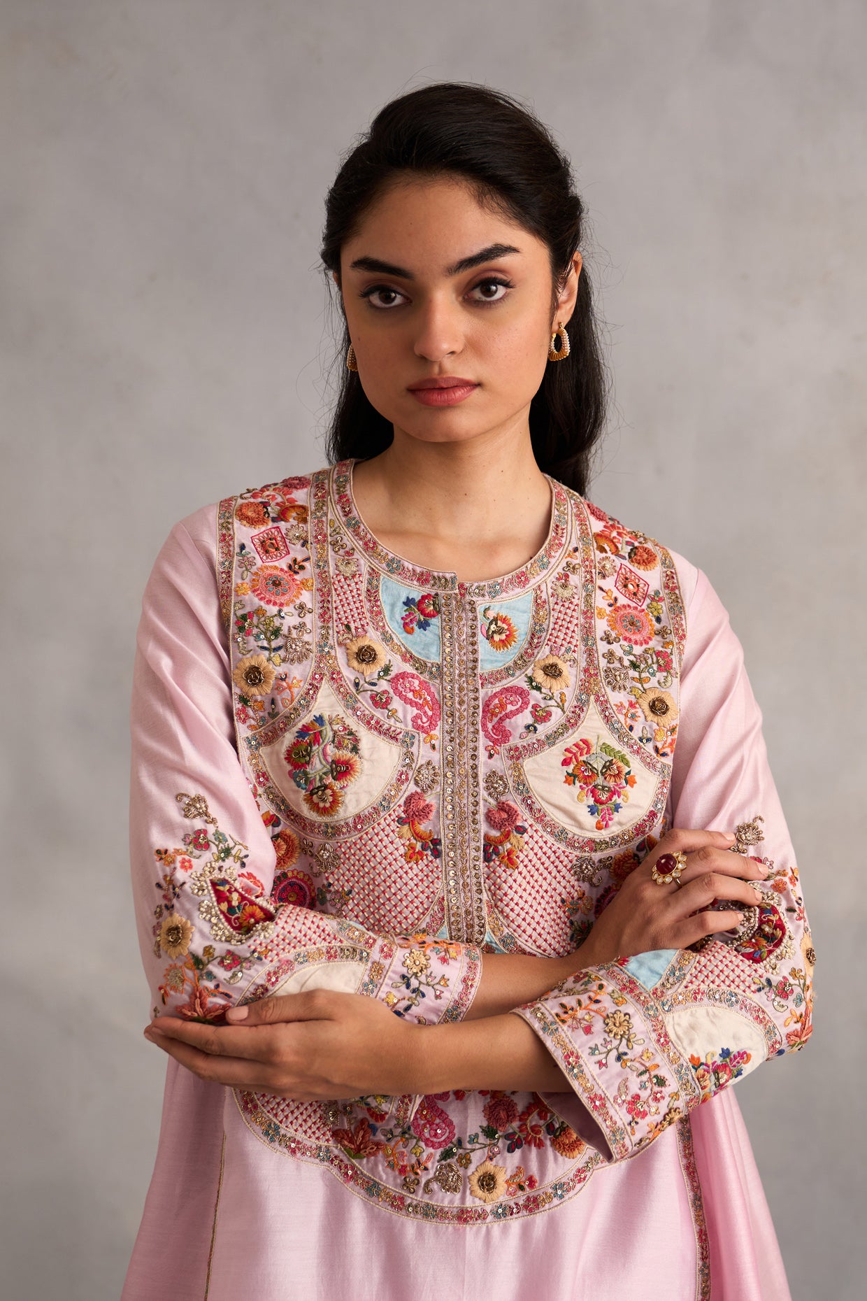 Pakistani Kurta With Pants And Dupatta