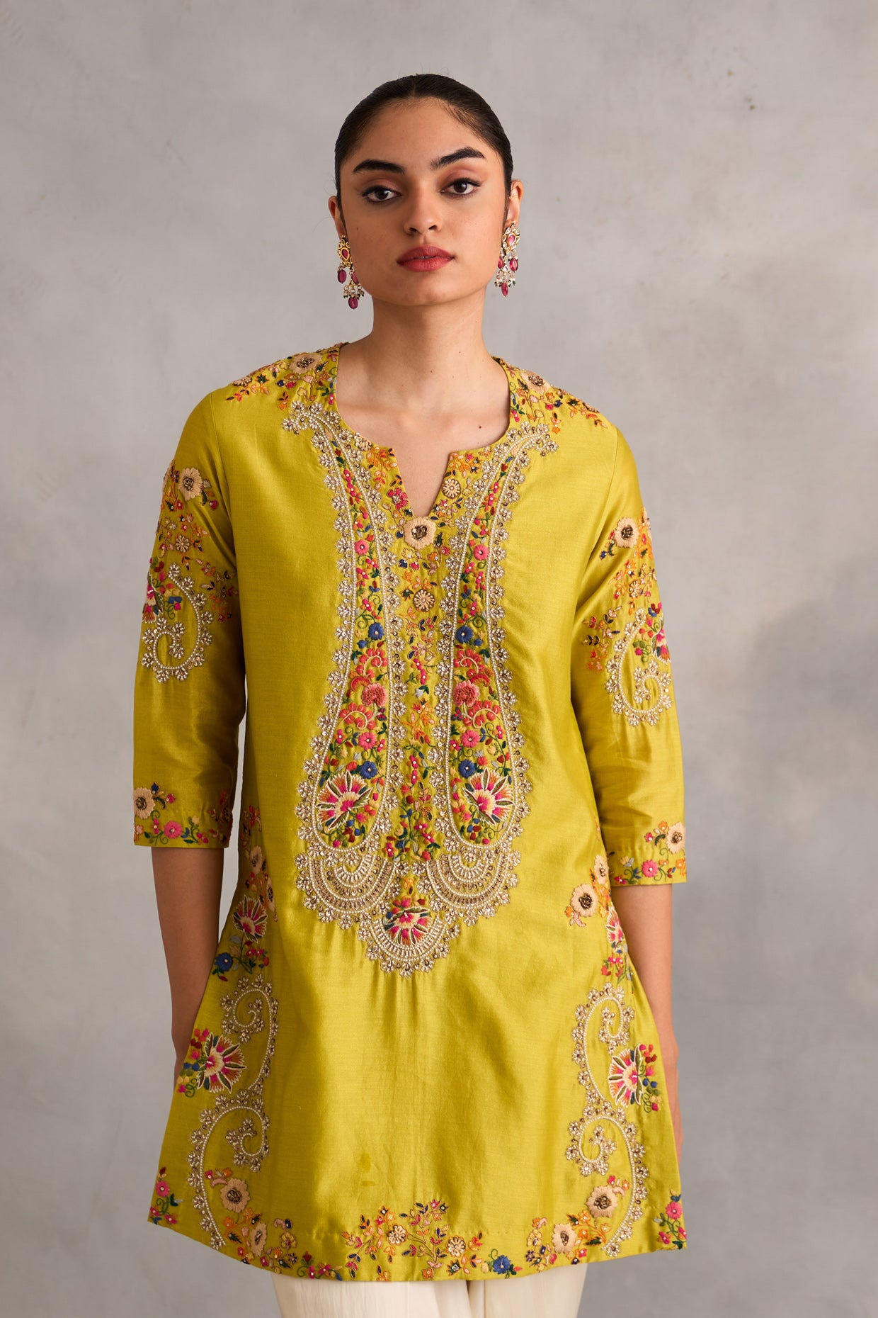 Short Kurti With Tulip Pants