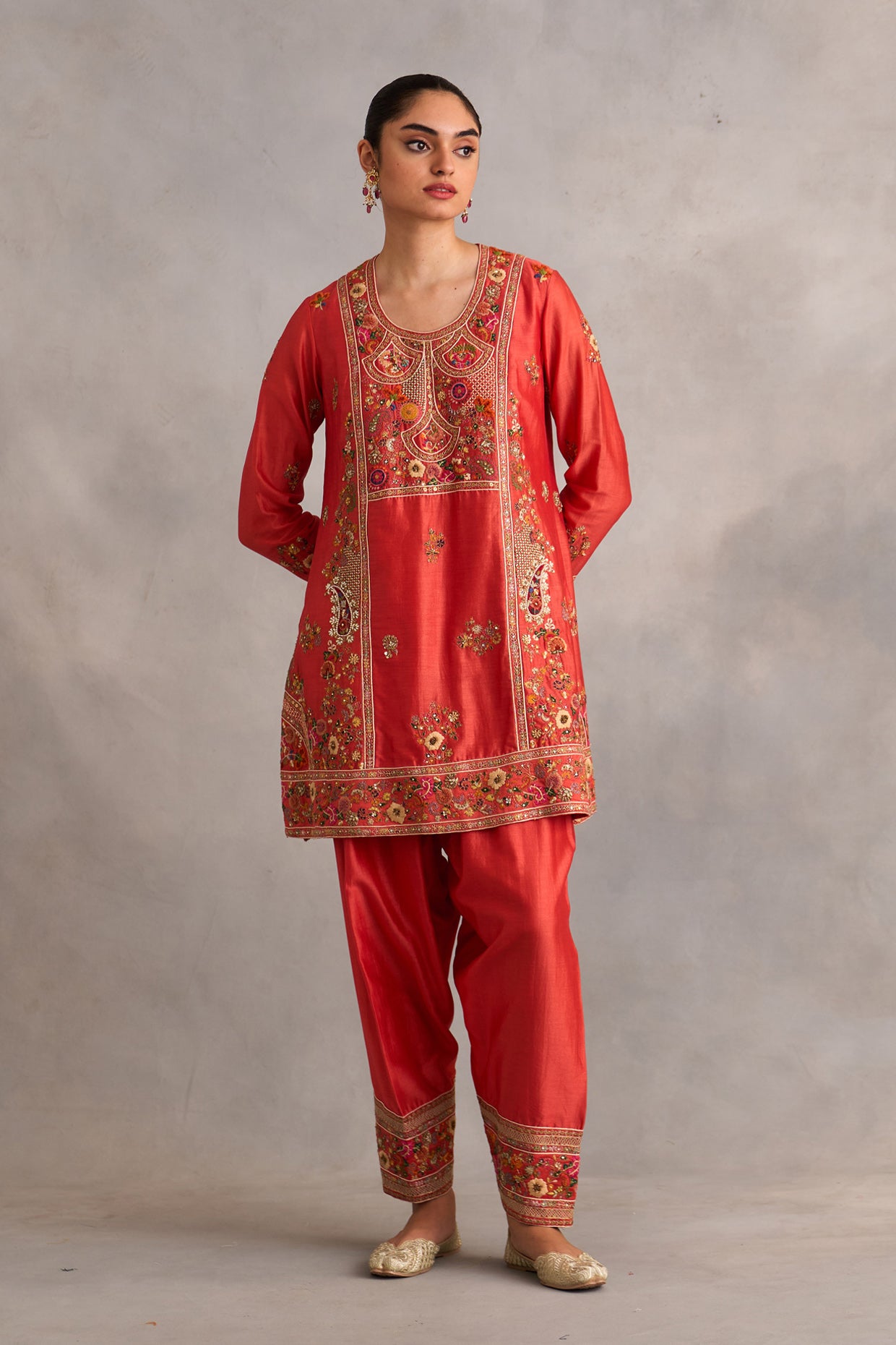 Phiran Cut Kurta With Salwar