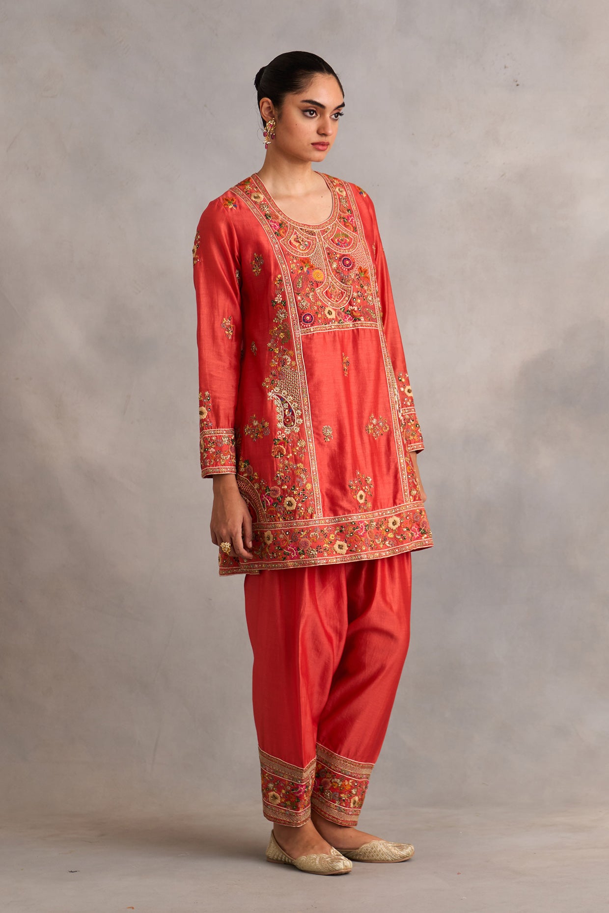 Phiran Cut Kurta With Salwar