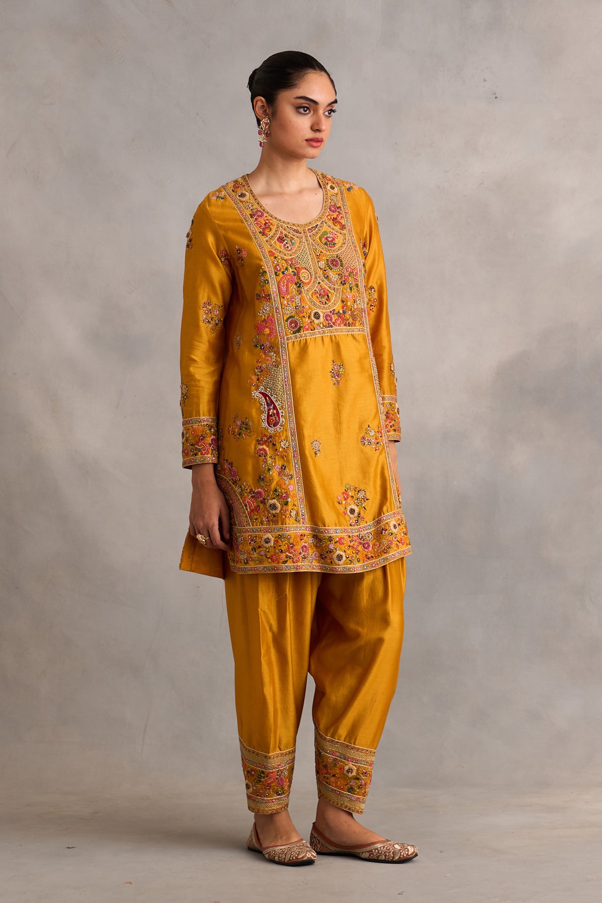 Phiran Cut Kurta With Salwar