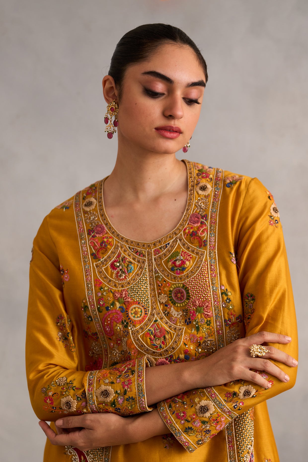 Phiran Cut Kurta With Salwar