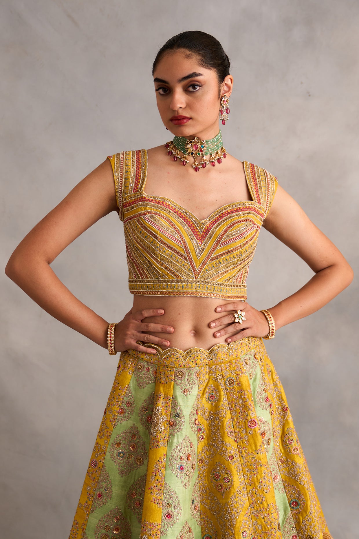 Lehenga With Blouse And Dupatta