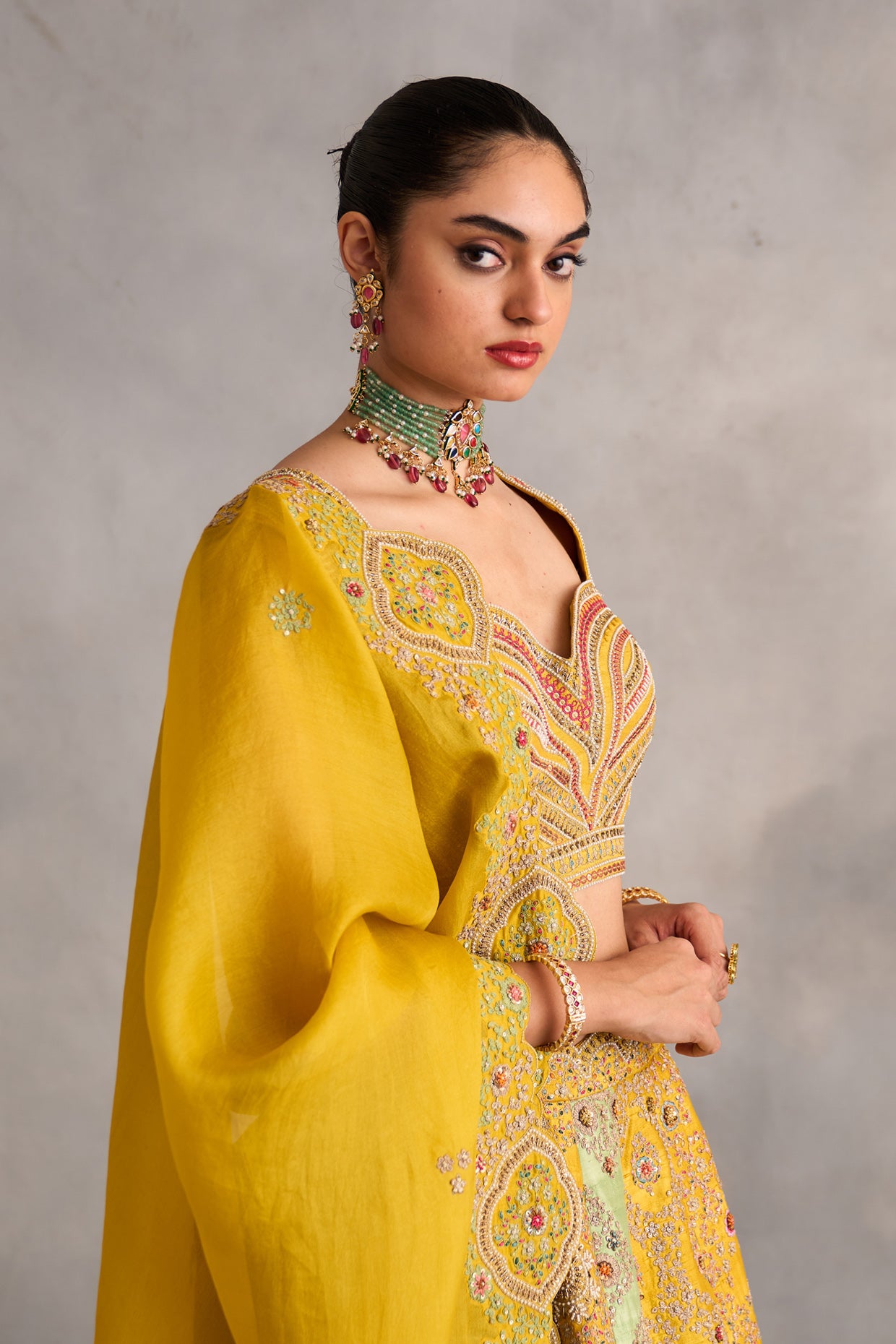 Lehenga With Blouse And Dupatta