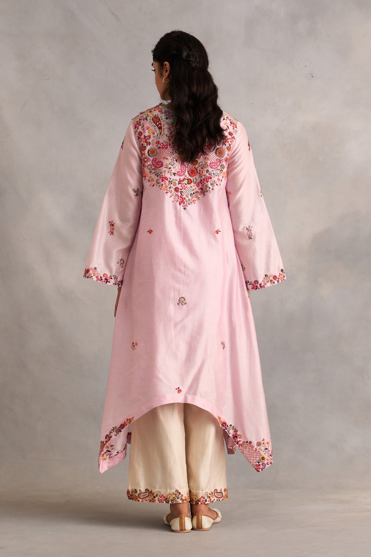 Asymetrical Kurta And Pants