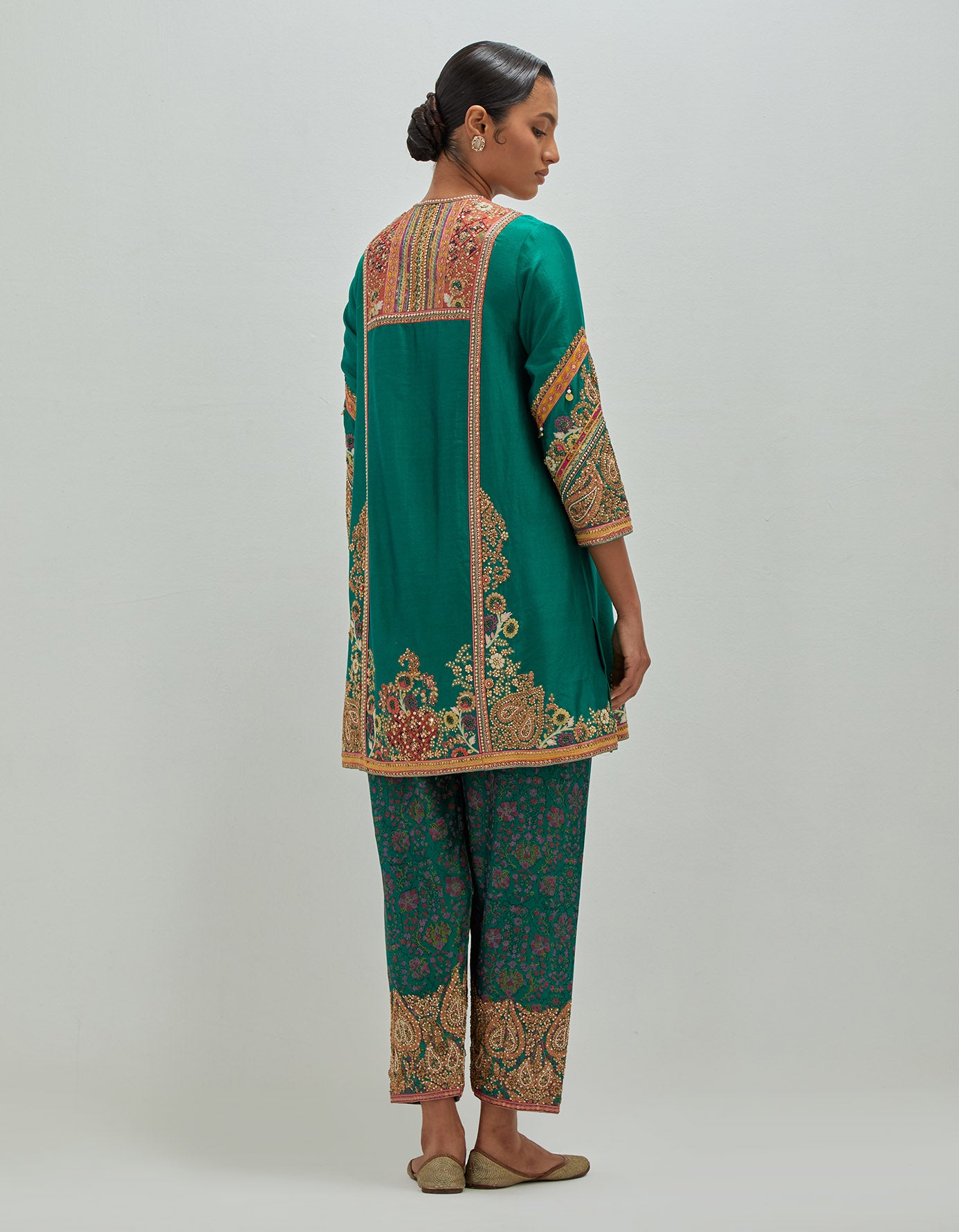 Kitch Emb Phiran with Salwar