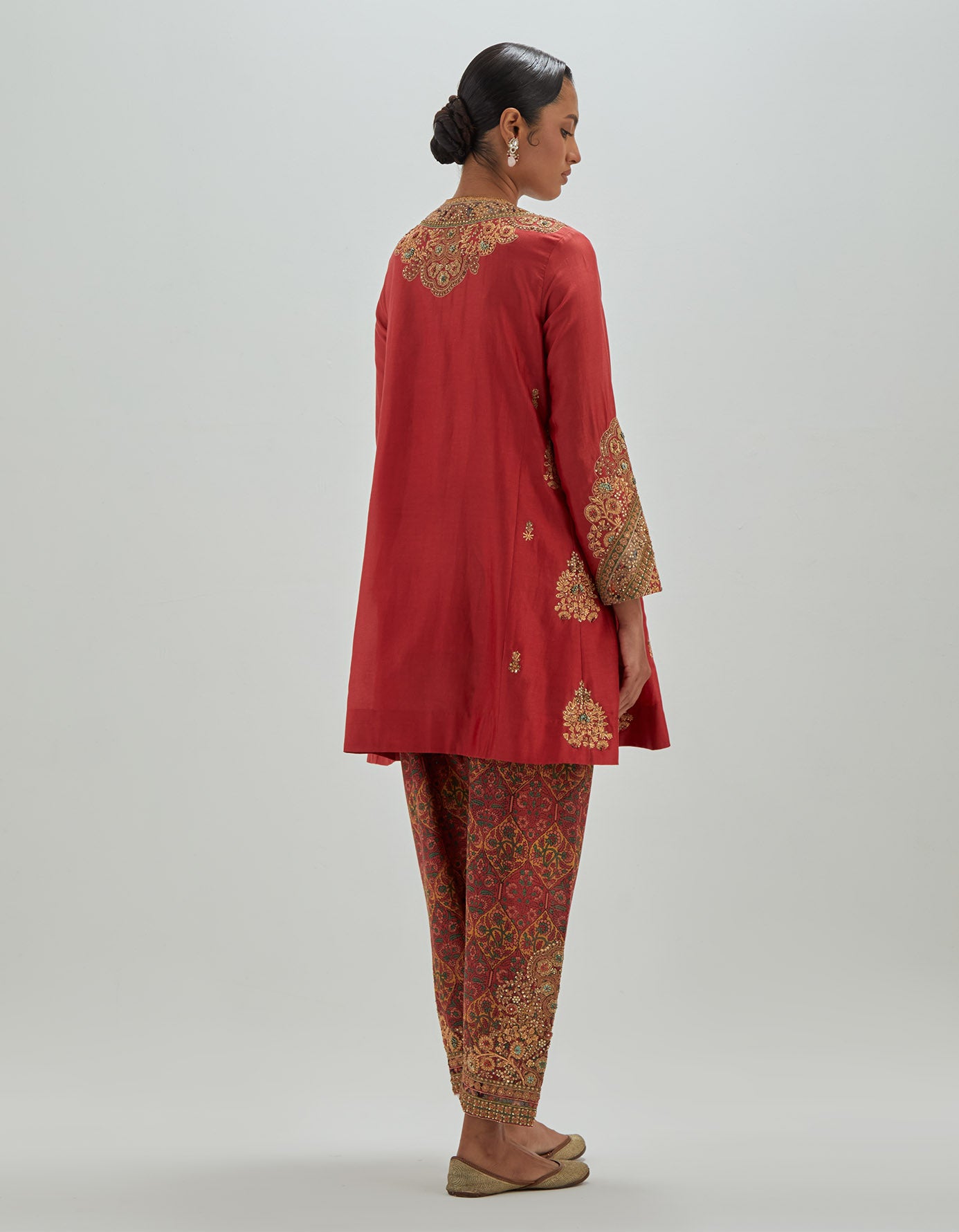 Phiran with Printed Salwar