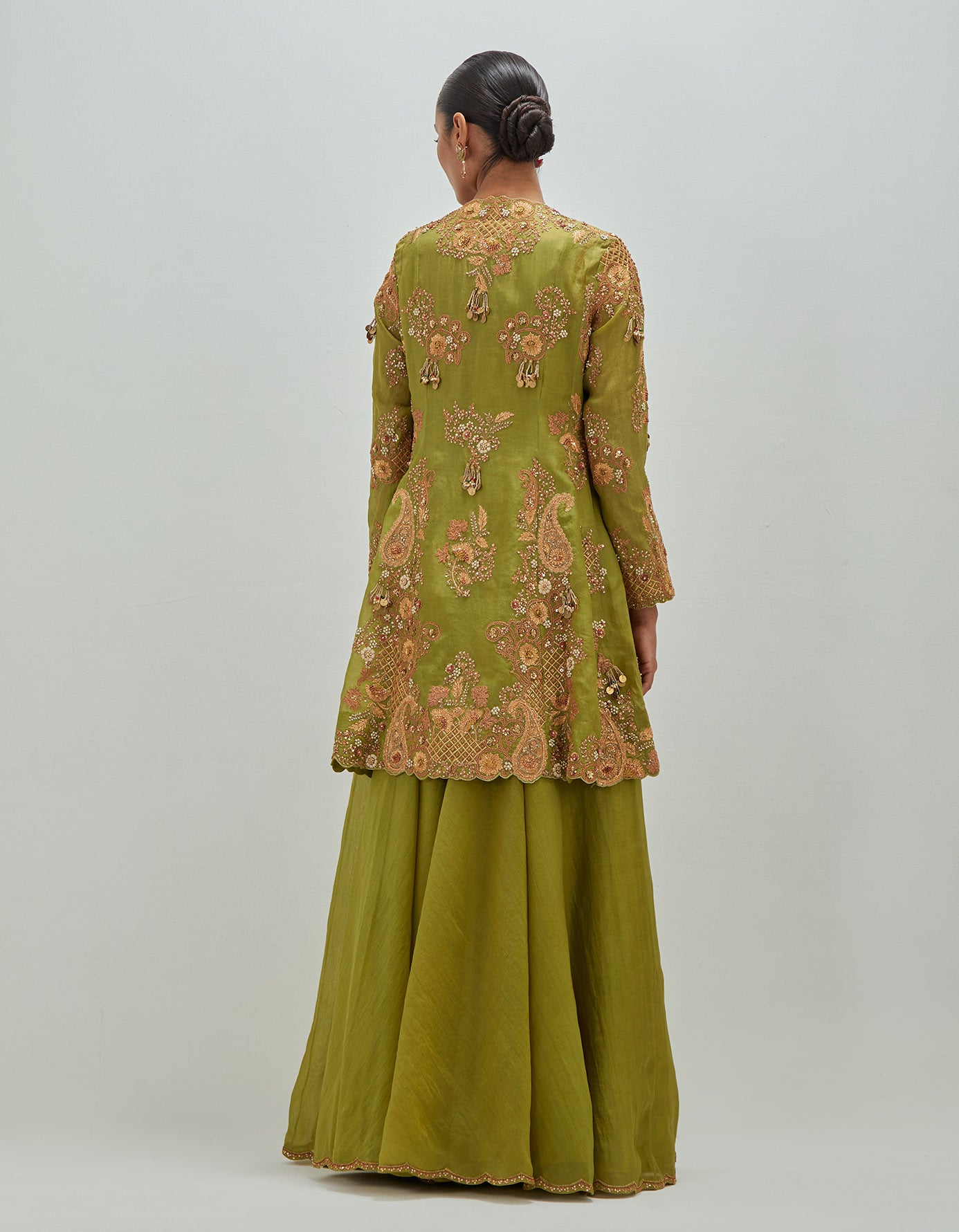 Marodi Peplum and sharara