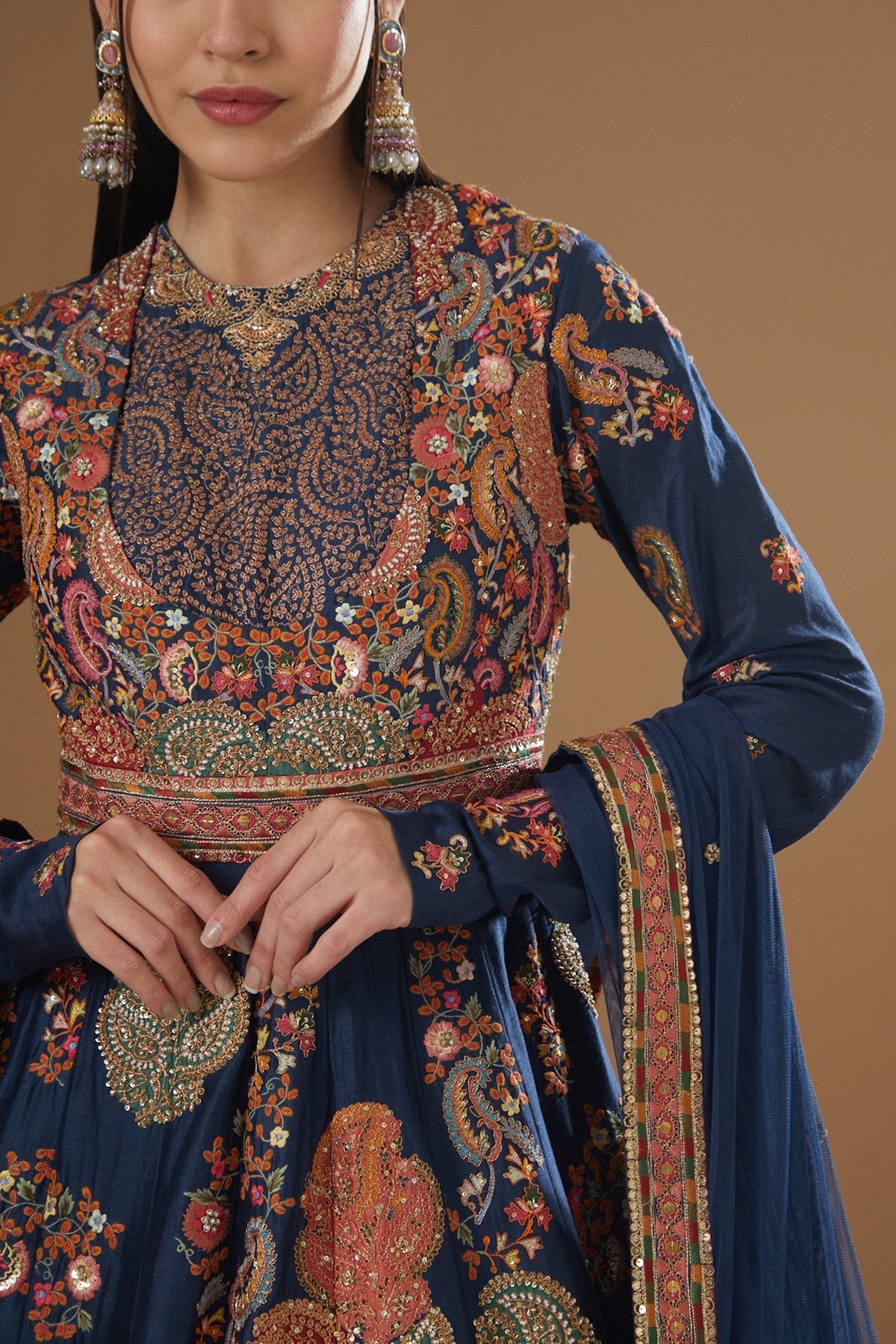 Kalidar With Dupatta