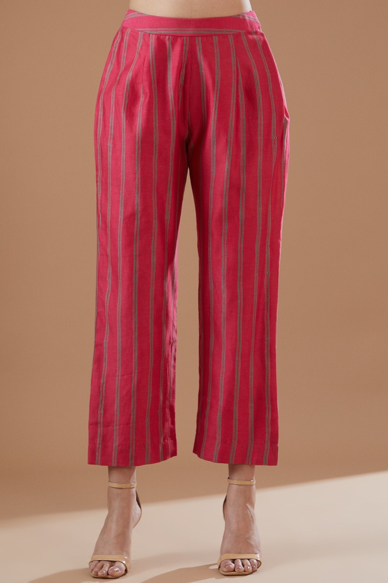 Pink Bandhani Printed Kurta Set