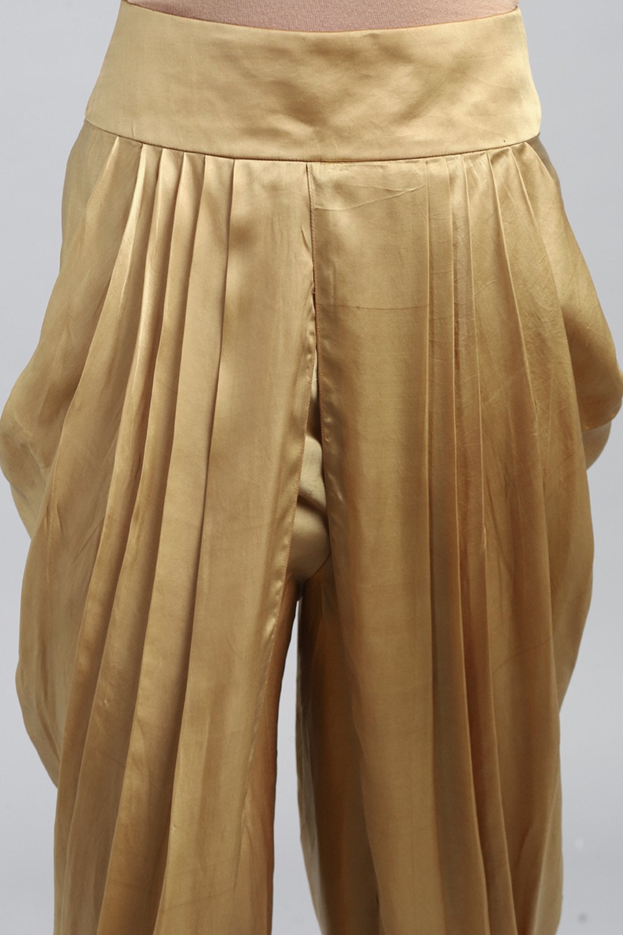 Purple Embroidered & Printed Cape Set