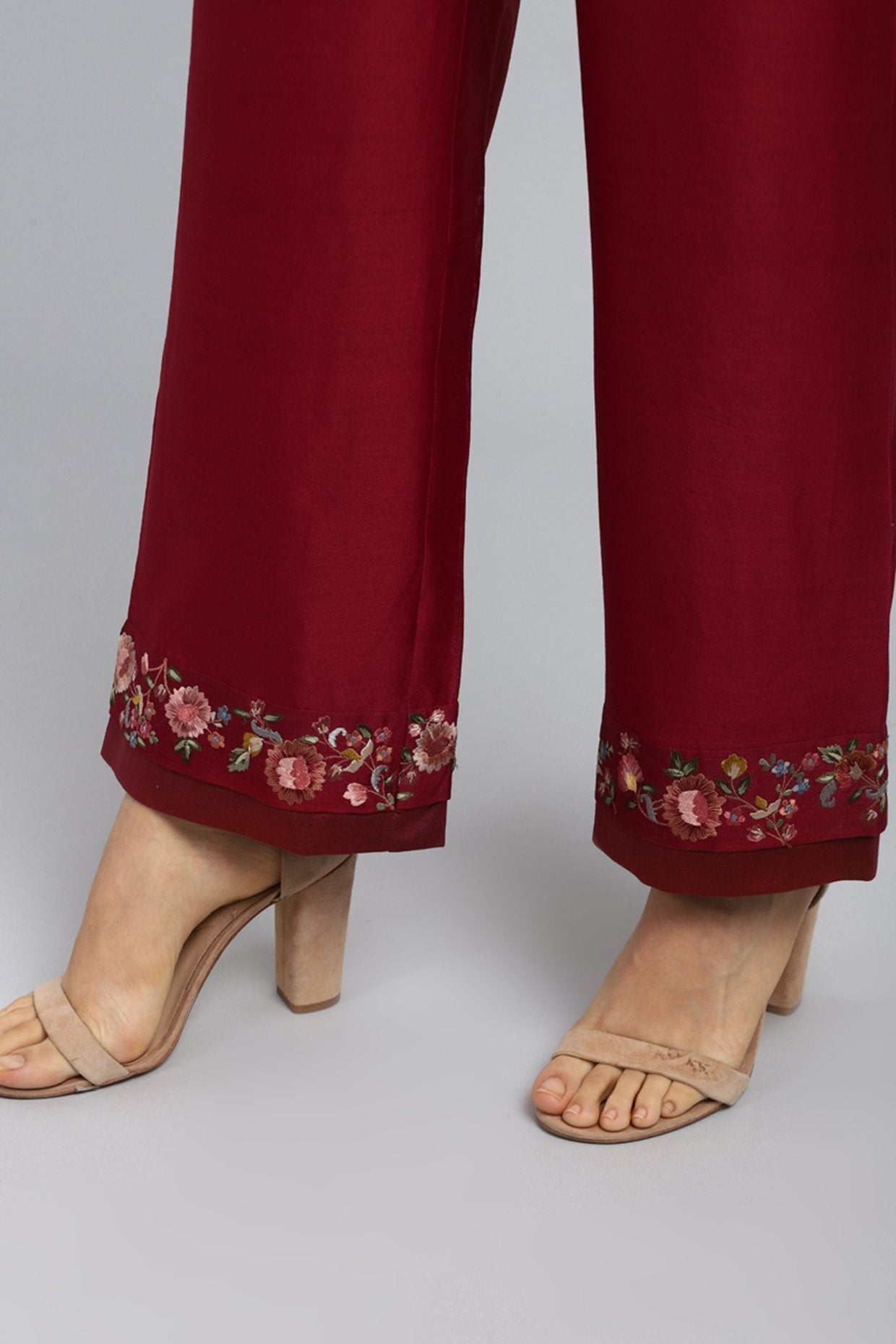 Red Digital Printed Kurta Set