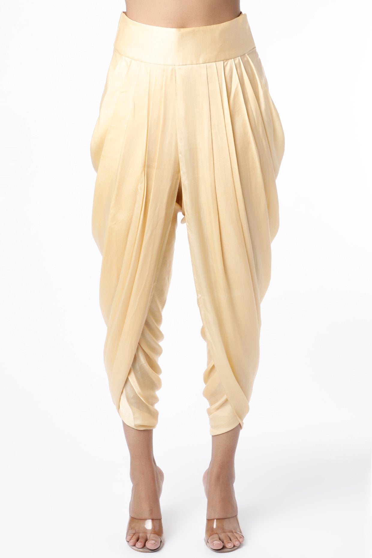 Orange Organza Kurta Set