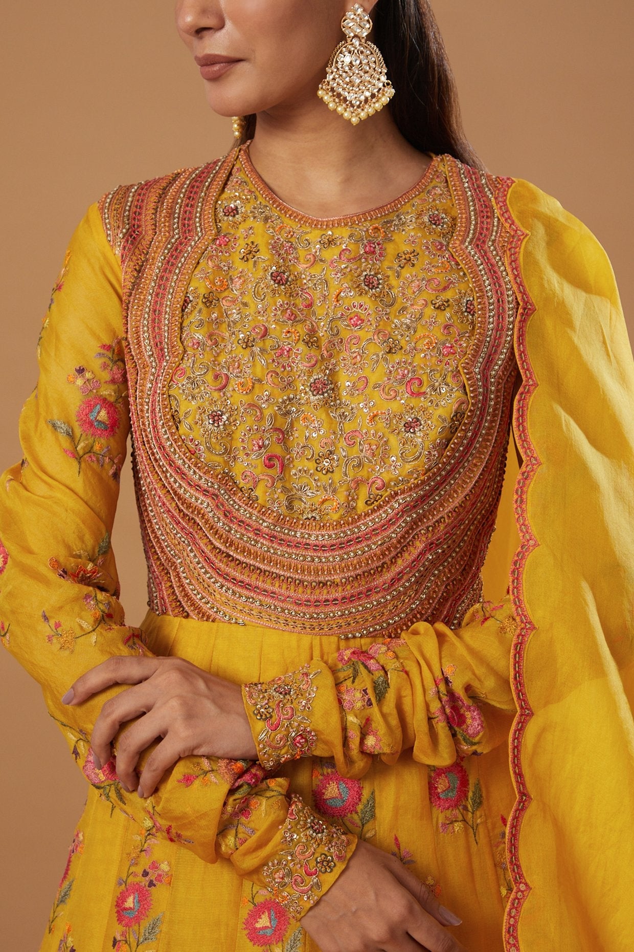 Kalidar With Dupatta