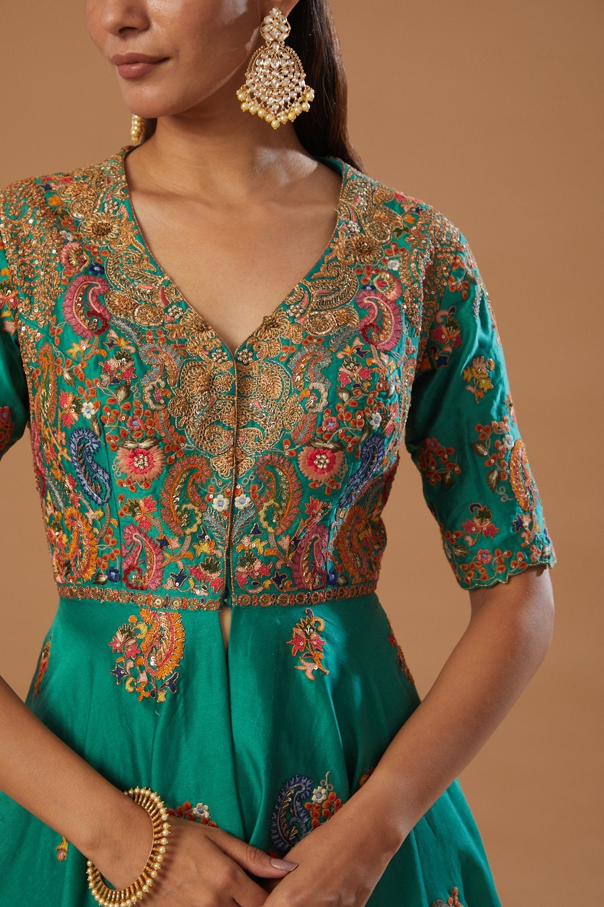 Peplum With Sharara