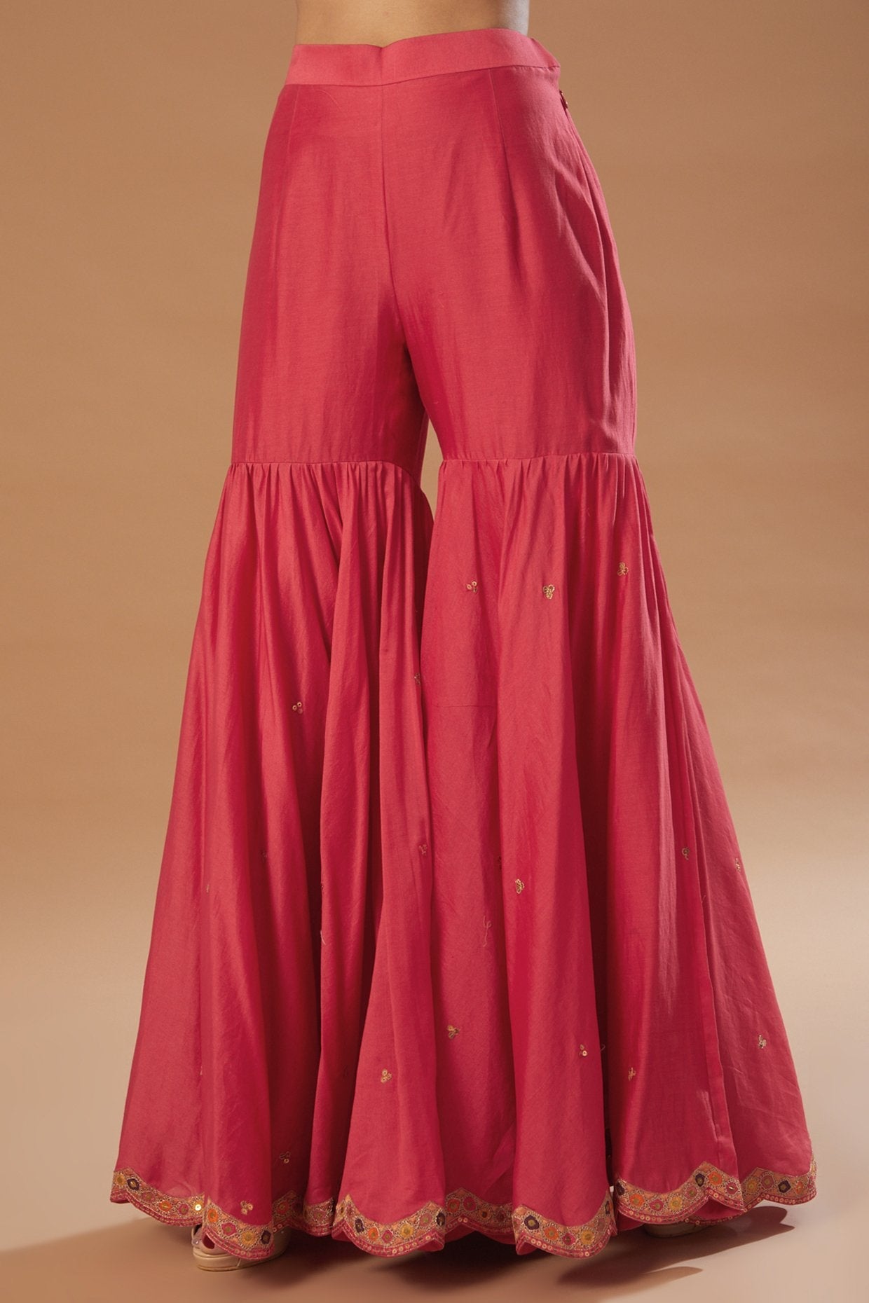 Kurti With Sharara And Dupatta