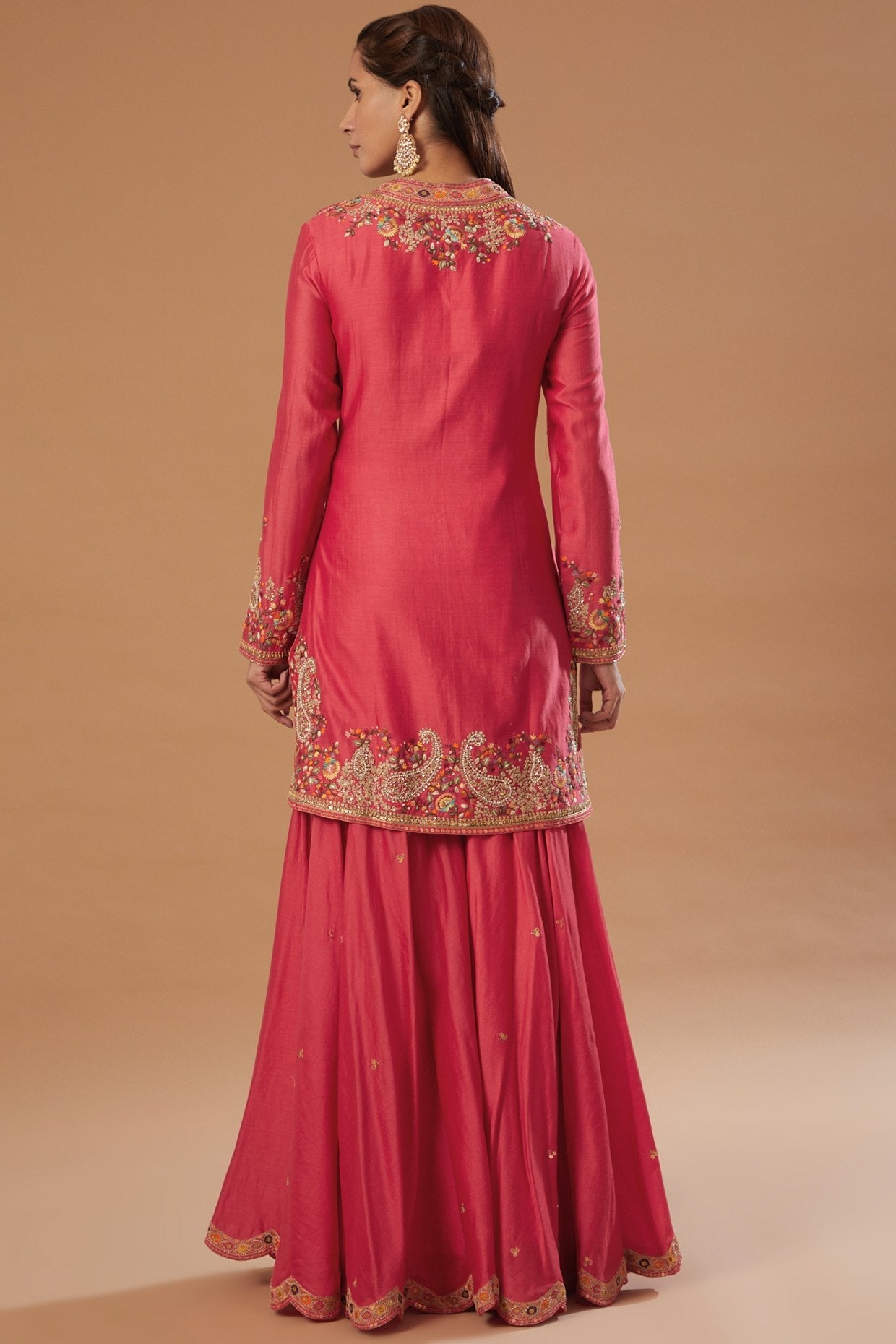 Kurti With Sharara And Dupatta