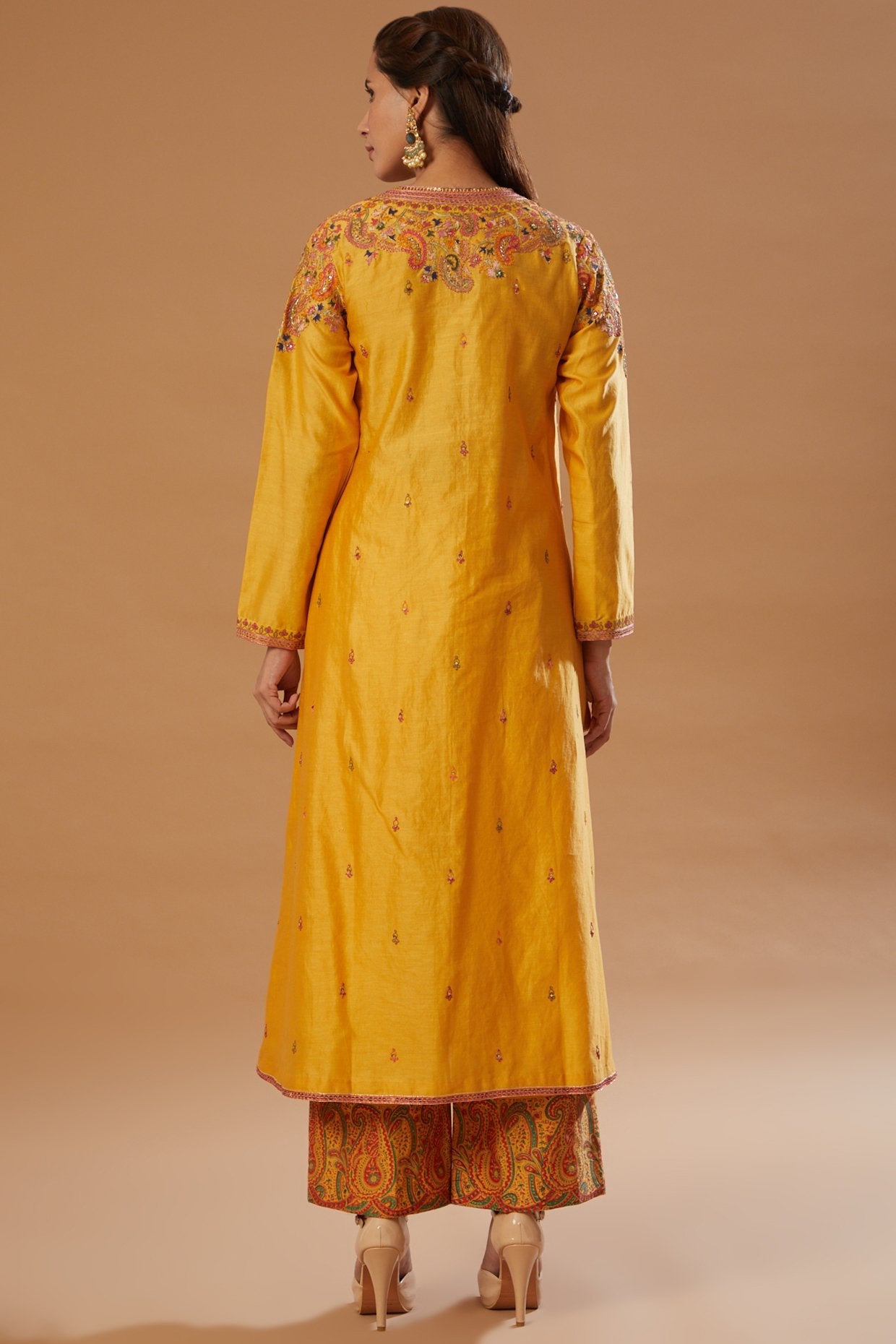 Panel Kurta With Pants And Dupatta