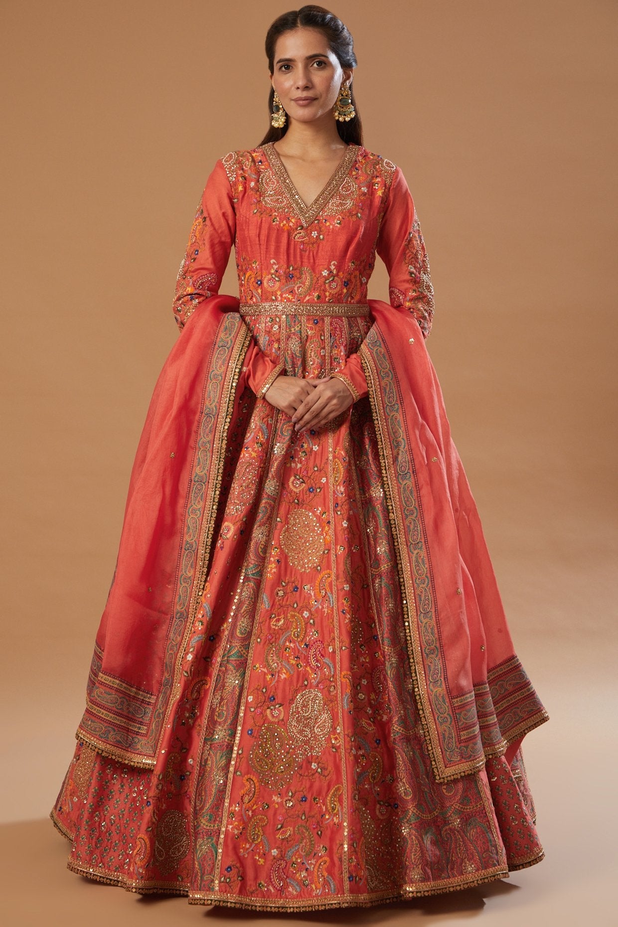 Sp Kalidar With Dupatta