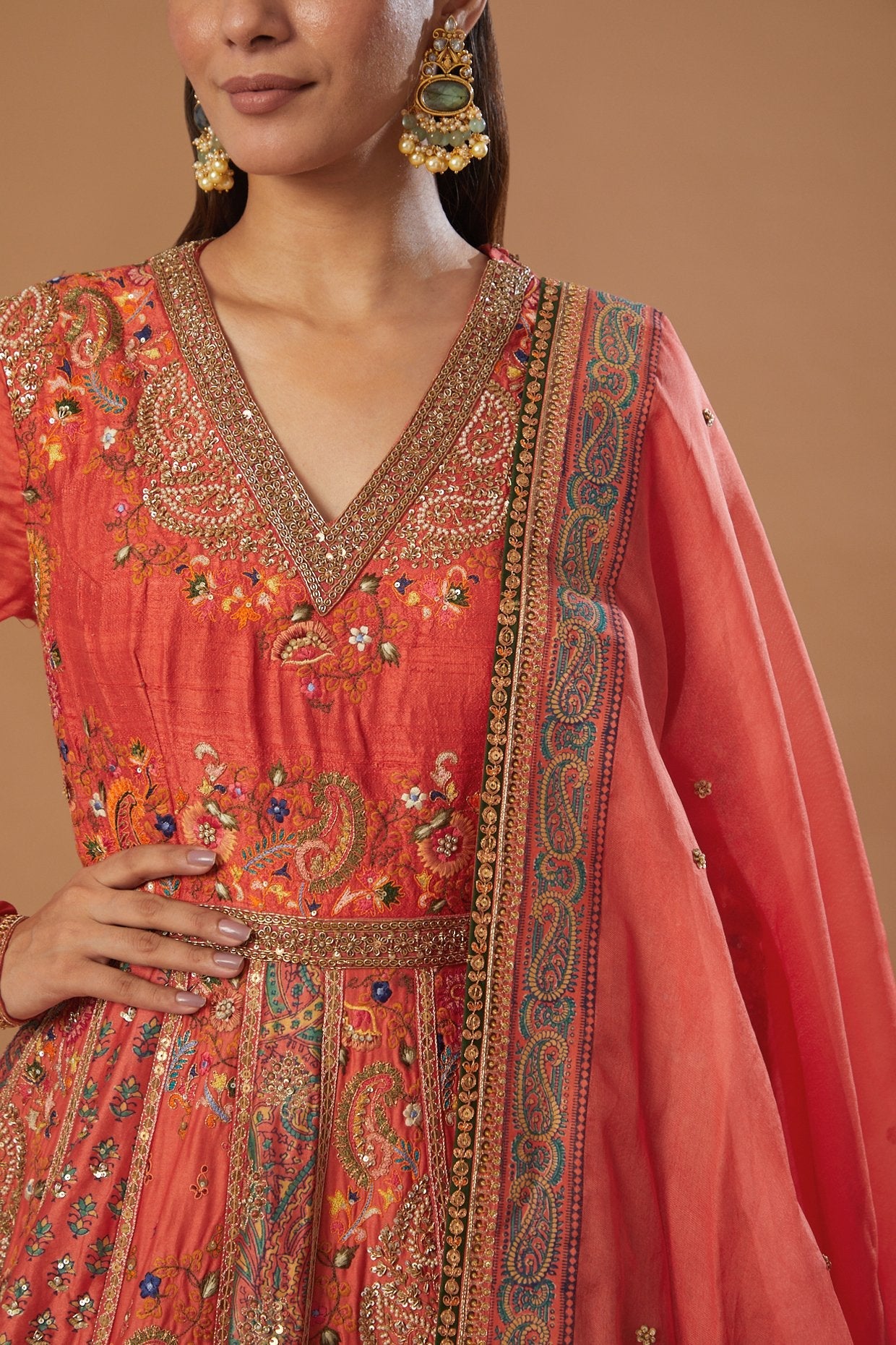 Sp Kalidar With Dupatta