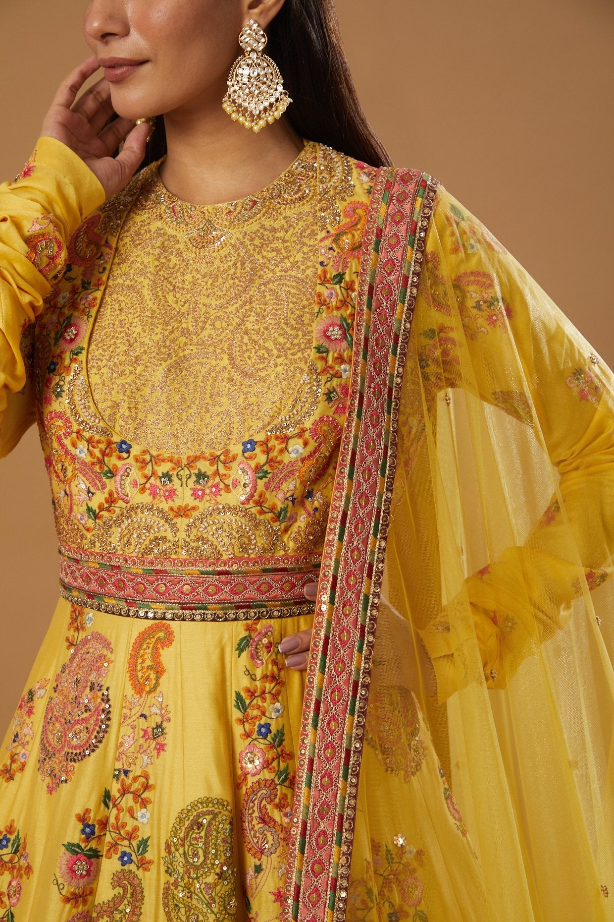 Kalidar With Dupatta