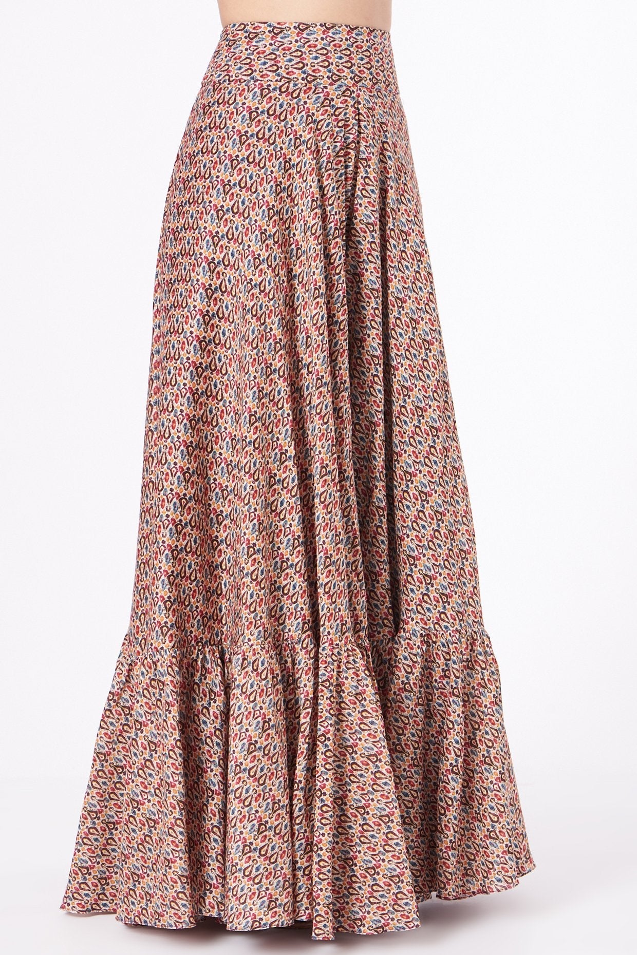 Purple Cotton Silk Sharara Set